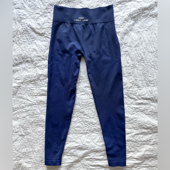 Lorna Jane Seamless Sport Leggings - Blue with small paint mark - Size XS (?) - Picture 3 of 7